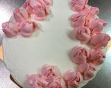 薔薇のデコレーションケーキ作り方39写真