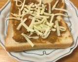 朝のカレートースト作り方1写真