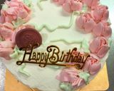 薔薇のデコレーションケーキ作り方44写真