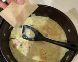 ボルセナ(チキンクリームソースパスタ)作り方7写真