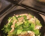 豚肉とレタスの簡単炒め作り方4写真