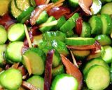胡瓜と干し椎茸の中華炒め漬け作り方3写真