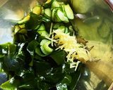 簡単☆胡瓜とわかめの酢の物作り方4写真