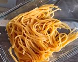 ＜海外で作る！＞パスタで中華麺★レンジ作り方5写真