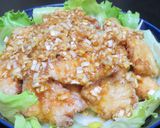 油淋鶏ユーリンチー☆鶏唐揚げの香味ソース作り方13写真
