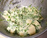 簡単☆ニラたっぷり！高野豆腐のニラ衣焼き作り方5写真