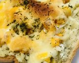 ポテトサラダ＆たまごチーズトースト作り方3写真