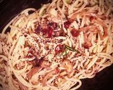 簡単*きのこアヒージョ＆塩昆布deパスタ作り方2写真