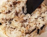 もだし(キノコ)と油揚げの混ぜご飯♪作り方7写真
