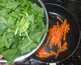 卵ほうれん草の野菜炒め♪簡単作り方6写真