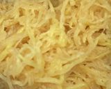糸千切りの新生姜のガリ作り方9写真