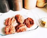 牛挽肉100% チーズインハンバーグ作り方4写真