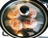 牛挽肉100% チーズインハンバーグ作り方9写真