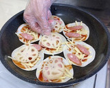 キョウザの皮で作る‼簡単れんこんピザ作り方6写真