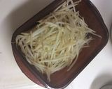 もやしと水菜とハムの中華風サラダ作り方2写真