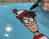 鬼滅の刃　ラップでお絵かきキャラ弁！作り方4写真