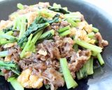 サッと炒めて【牛と小松菜のオイスター炒め作り方9写真
