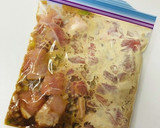 【下味冷凍】鶏ももと長ネギのオイマヨ炒め作り方2写真