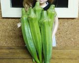 リカちゃん♡オクラベーコンワインスチーム作り方1写真