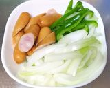 ちゃちゃっとランチ☆ナポリタン丼作り方1写真