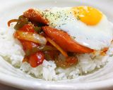 ちゃちゃっとランチ☆ナポリタン丼作り方3写真