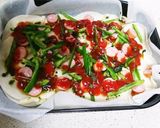 餃子の皮で簡単ミルフィーユピザ作り方3写真
