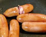 ウインナーをパリッと焼く方法作り方5写真