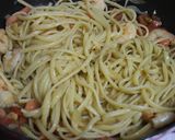 15分♪海老とナッツのパスタ作り方7写真