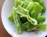 しし唐のきんぴら風炒め♪作り方1写真