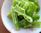 しし唐のきんぴら風炒め♪作り方1写真