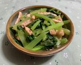 シンプル♪小松菜と油揚げの炒め物作り方5写真