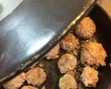 安サイコロステーキでふわふわミートボール作り方10写真