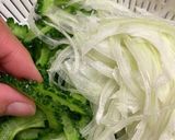 ゴーヤと玉ねぎのシーチキンマヨサラダ作り方1写真