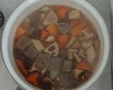 福岡県　乾燥しいたけの煮物（筑前煮風）作り方4写真