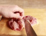 地鶏のソテーネギクリームソース作り方1写真