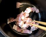 レタスとベーコンの中華スープ作り方2写真