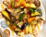 全てレンジ肉なし梅トマトと茄子春雨炒め煮作り方16写真