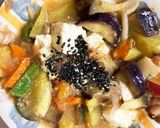 全てレンジ肉なし梅トマトと茄子春雨炒め煮作り方20写真