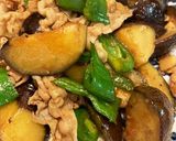 なすと豚肉の炒め物作り方7写真