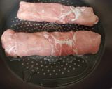 肉巻きチーズ～オニオンガリバタ醤油～作り方5写真