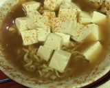サッポロ一番であったかーい湯豆腐ラーメン作り方3写真