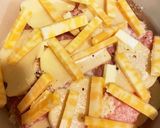 じゃがいもと豚肉のミルフィーユグラタン作り方4写真