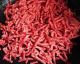 ひき肉納豆。作り方1写真