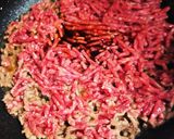 ひき肉納豆。作り方2写真