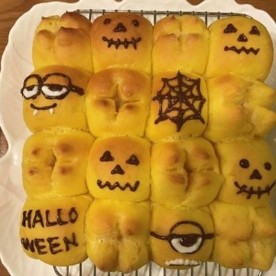 子供喜ぶ♫ハロウィンちぎりパン by ひまだいママ 【クックパッド