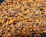ひき肉納豆。作り方4写真