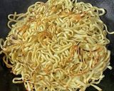 賄い♪和風焦がし味噌肉レタス焼きそば作り方1写真