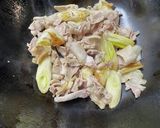 賄い♪和風焦がし味噌肉レタス焼きそば作り方2写真