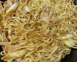 賄い♪和風焦がし味噌肉レタス焼きそば作り方4写真
