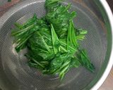鮭とほうれん草のクリームパスタ作り方2写真